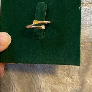 Paloma Diamonds - 14K Rose Gold/Fancy Yellow Natural Diamond/White Diamond Ring